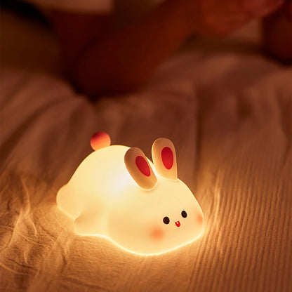 Cute Rabbit Glow Tap Light – Soft Light, Sweet Night