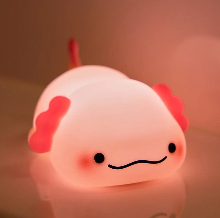 DreamLotl Silicone Axolotl Night Lamp