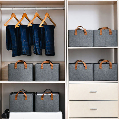 Foldable Cloth Storage Basket – Lightweight, Spacious & Space-Saving Organizer