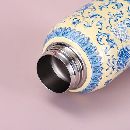 Kutty Stainless Steel Vacuum Bottle | Double Wall Insulated Hot & Cold Water Bottle | Leak-Proof Travel Flask