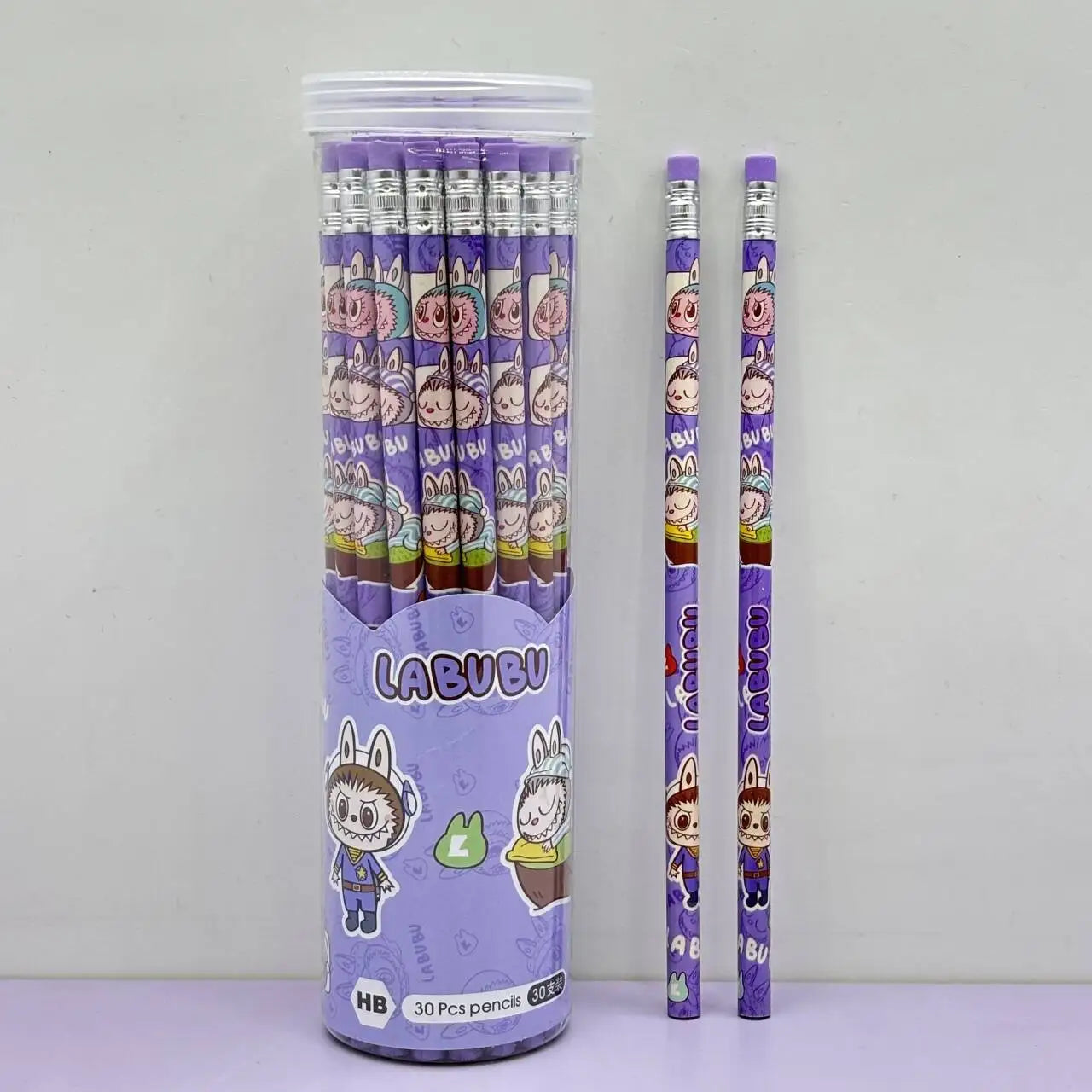 Cartoon Cuties Pencil Jar – 30 Pieces of Colorful Fun