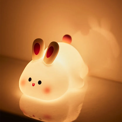 Cute Rabbit Glow Tap Light – Soft Light, Sweet Night