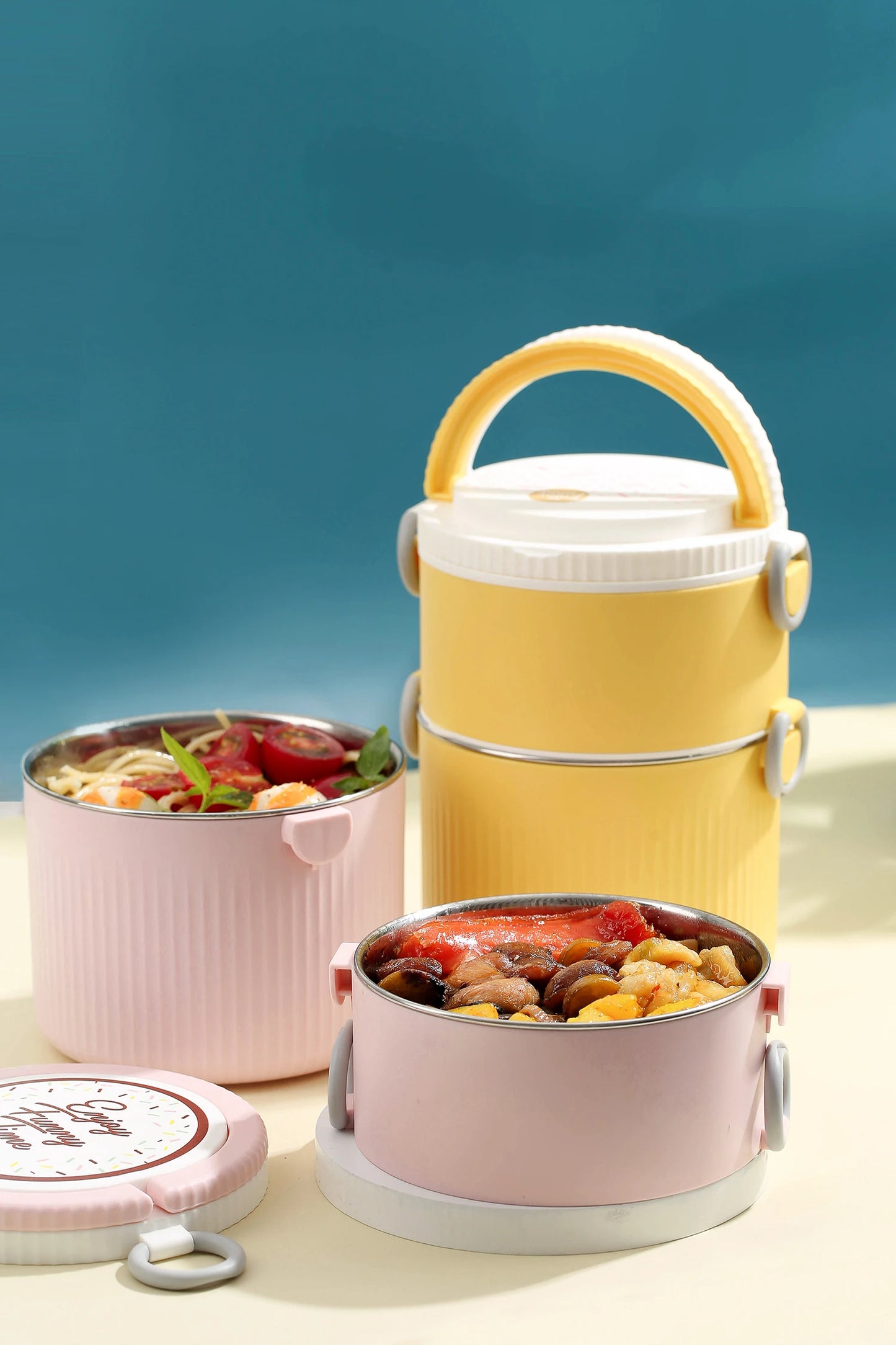 Chop & Hopp Stainless Steel Lunch Box – Fresh, Strong & Ready to Go