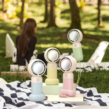 Breeze & Shine Pocket Fan – Cool Air, Cute Flair