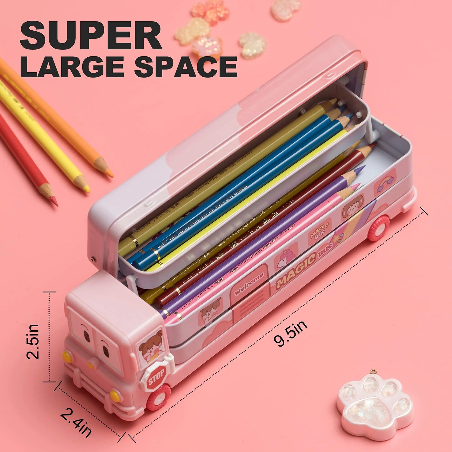 Magic Bus Stationery Box: Ride Into Creativity