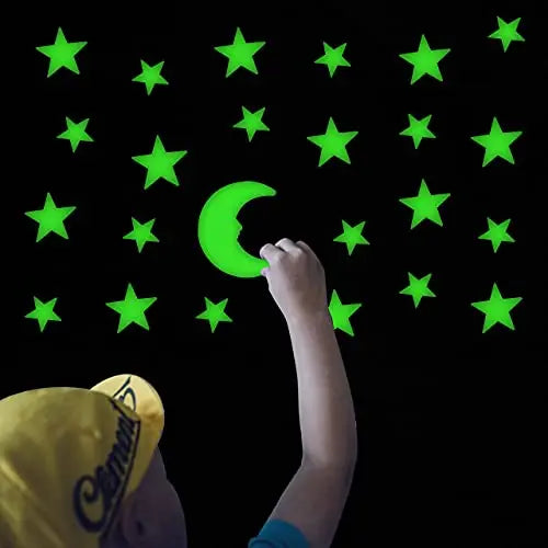 Glow Star & Moon Night Light Stickers