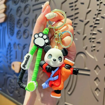 Cute Kumfu Panda  Keychain Set – Tiny Paws, Big Smiles - 2Pc