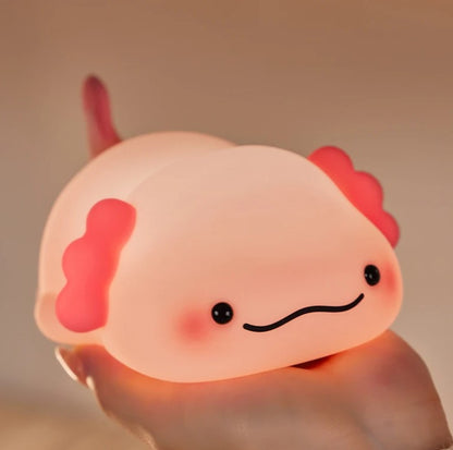 DreamLotl Silicone Axolotl Night Lamp