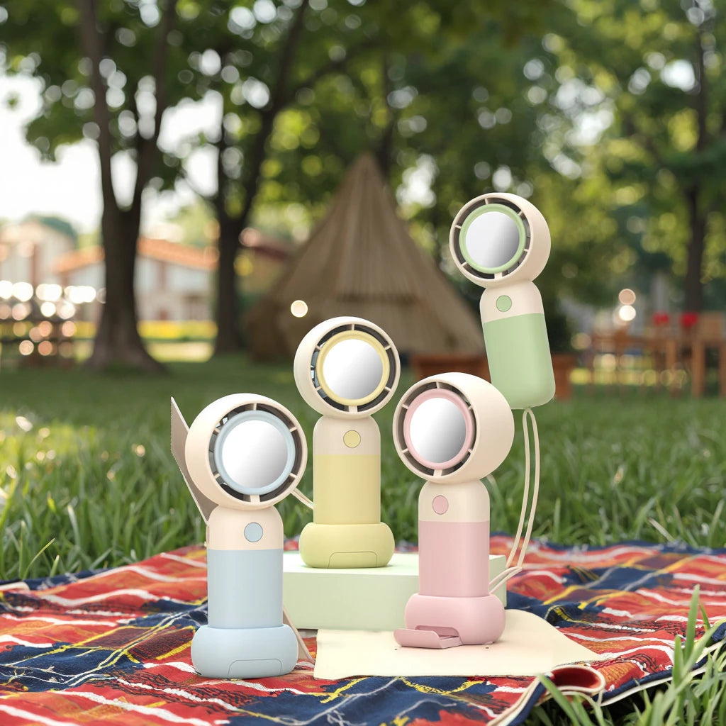 Breeze & Shine Pocket Fan – Cool Air, Cute Flair
