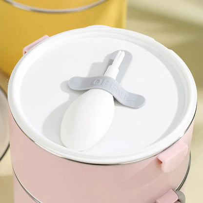 Chop & Hopp Stainless Steel Lunch Box – Fresh, Strong & Ready to Go