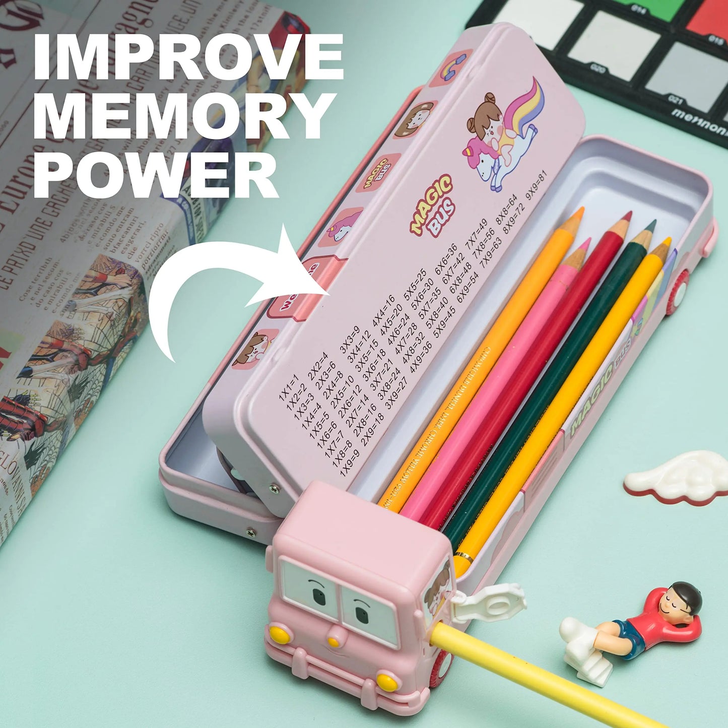 Magic Bus Stationery Box: Ride Into Creativity