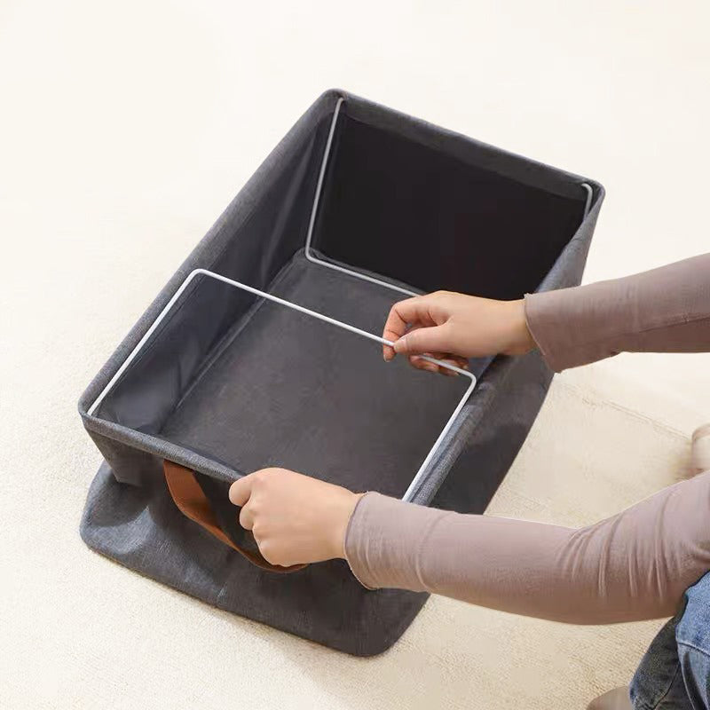 Foldable Cloth Storage Basket – Lightweight, Spacious & Space-Saving Organizer