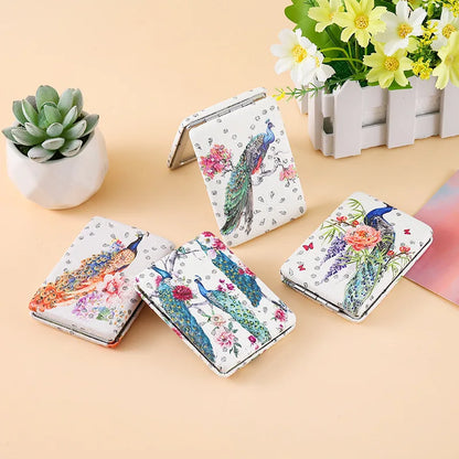 Peppy Peacock Pocket Mirror – Double Zoom, Double Charm