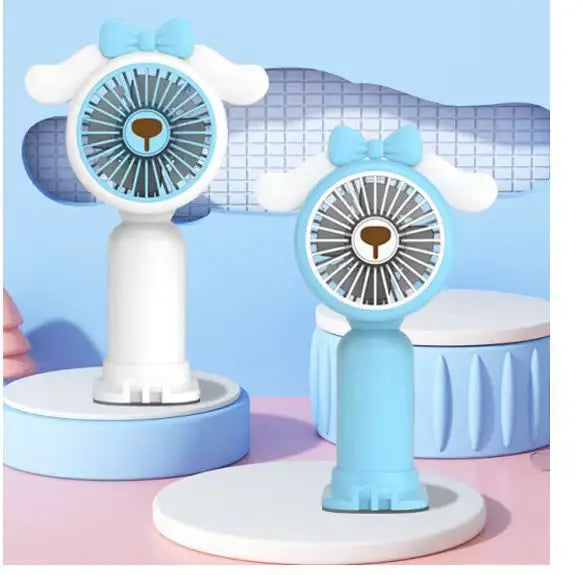 Fancy Style Hand Fan with Mobile Stand