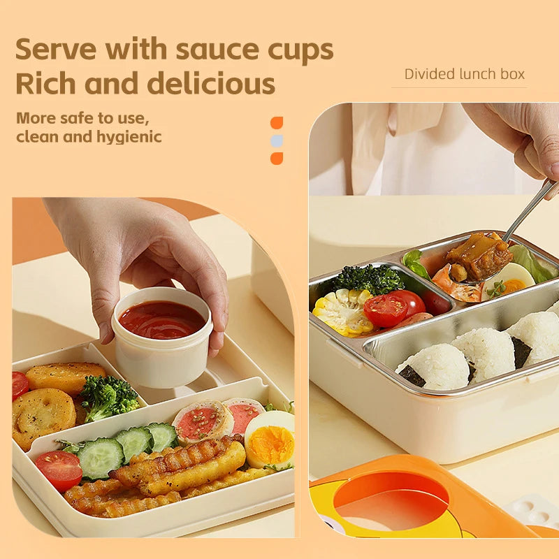 Chickie Chik Steel Lunch Box 3D – Cute, Strong & Snack-Ready