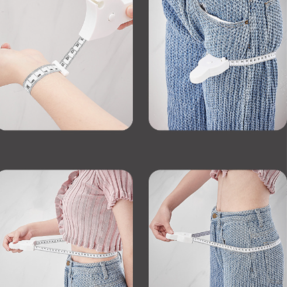 Body Fitness Measuring Tape – Retractable, Flexible Tape for Accurate Body Measurements