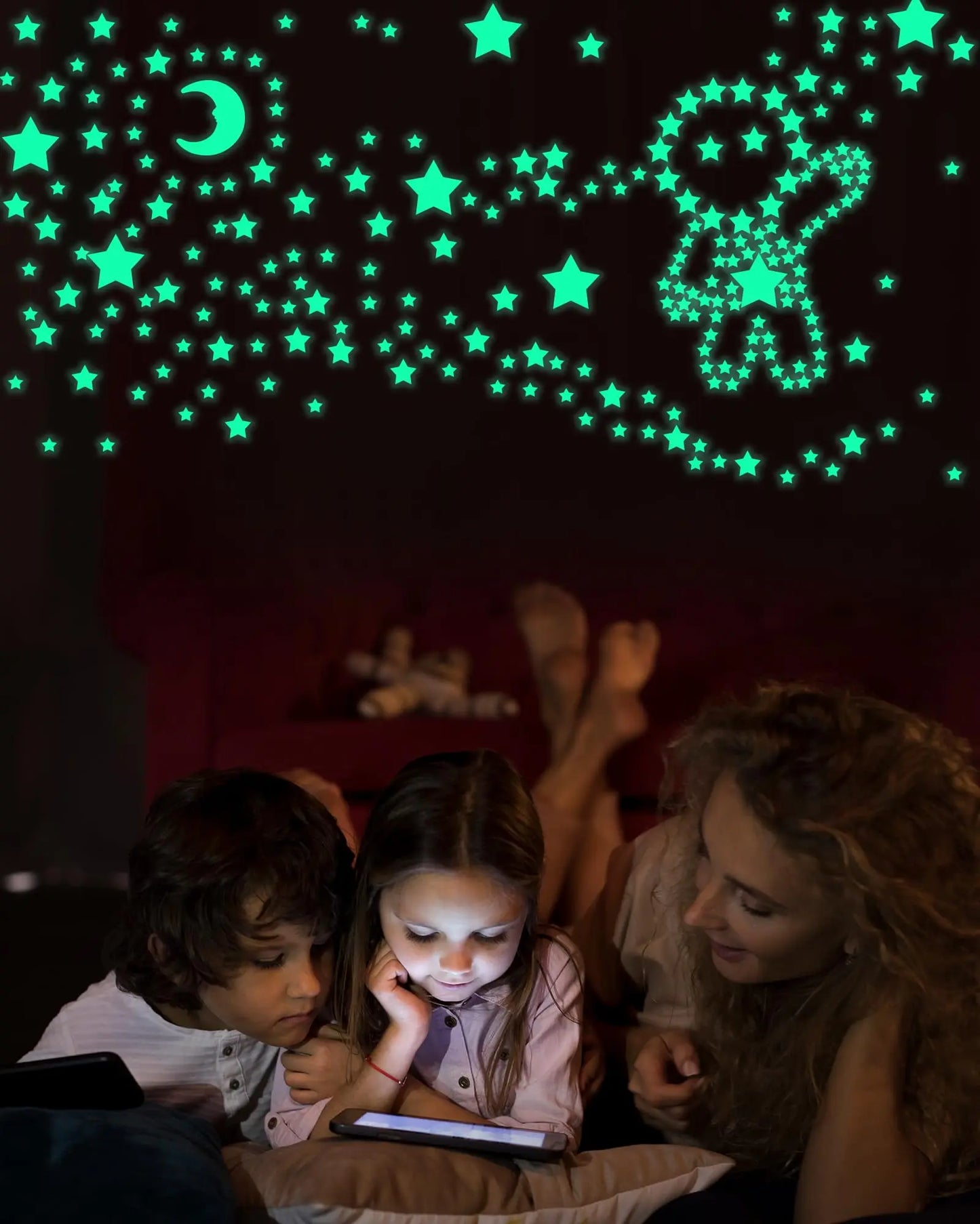 Glow Star & Moon Night Light Stickers