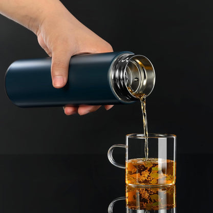 500ml Smart LED Temperature Display Bottle – Hot & Cold Stainless Steel Thermos