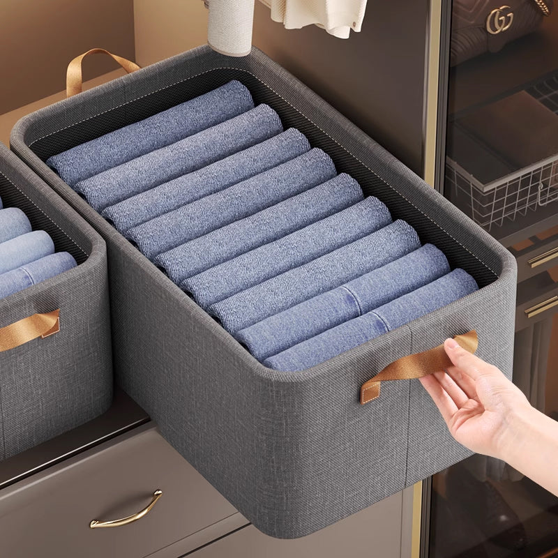 Foldable Cloth Storage Basket – Lightweight, Spacious & Space-Saving Organizer