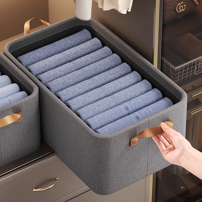 Foldable Cloth Storage Basket – Lightweight, Spacious & Space-Saving Organizer