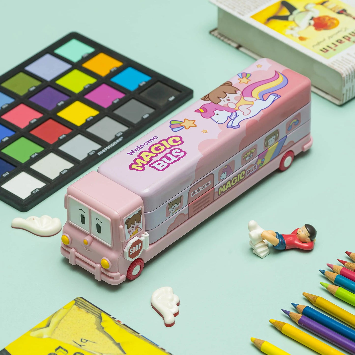 Magic Bus Stationery Box: Ride Into Creativity
