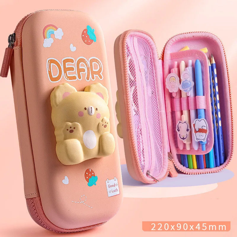 Kawaii 3D Squishy Pouch – Cute, Soft & Super Squeezable