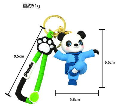 Cute Kumfu Panda  Keychain Set – Tiny Paws, Big Smiles - 2Pc